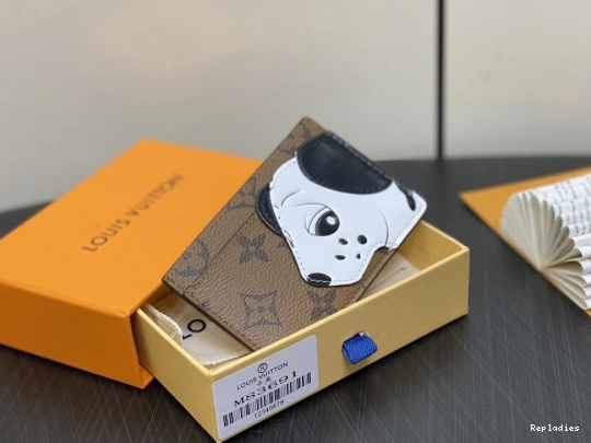 Rep ladies HOLDER-11*7*0.5cm CARD VUITTON LOUIS 0724